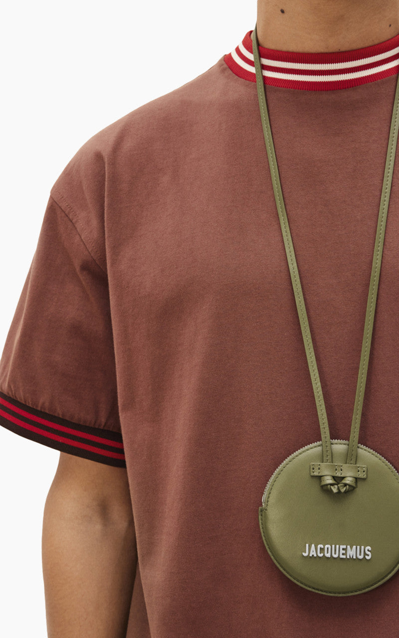 Jacquemus Le Pitchou Circle Neck Pouch Khaki