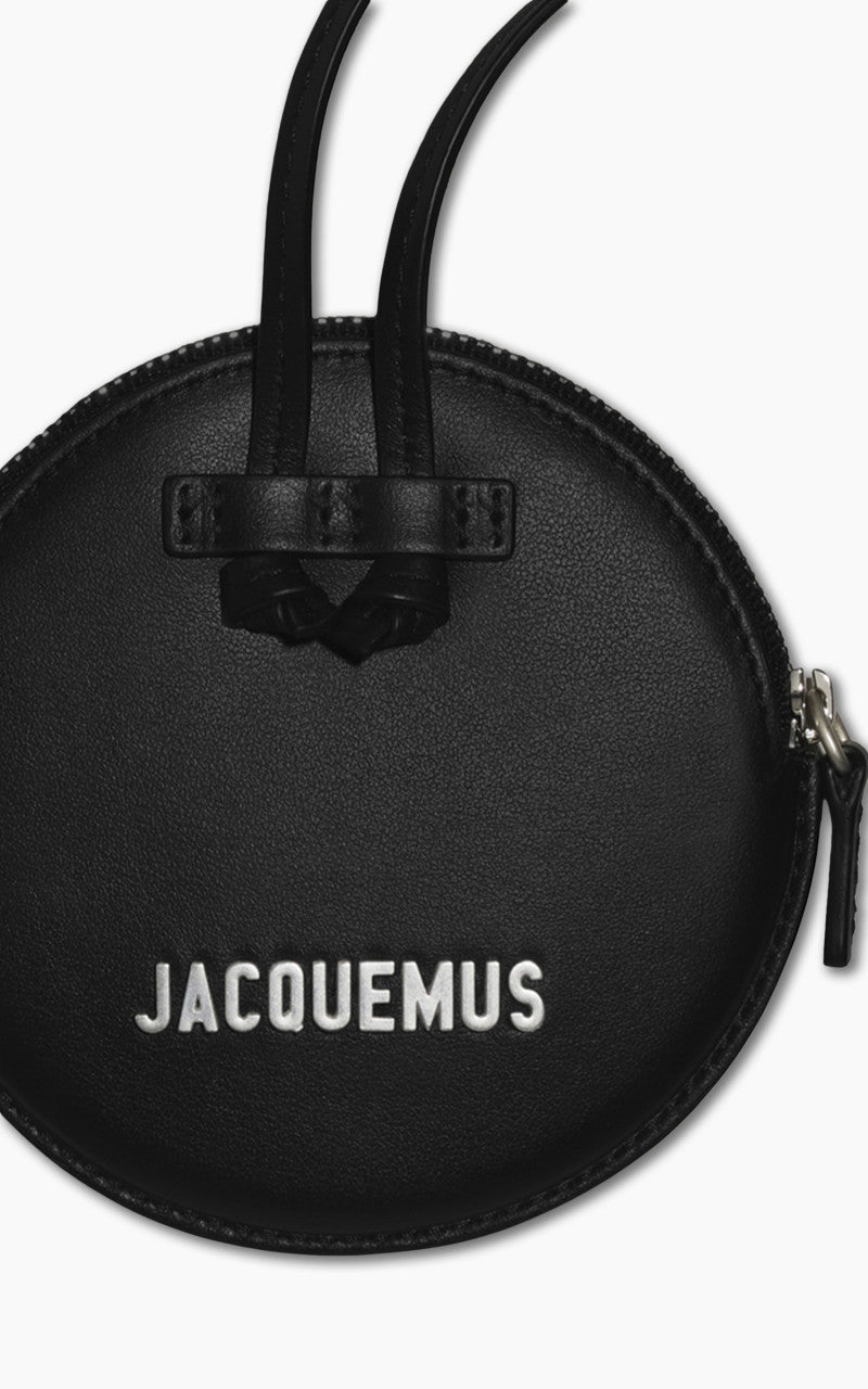 Jacquemus Le Pitchou Circle Neck Pouch Black