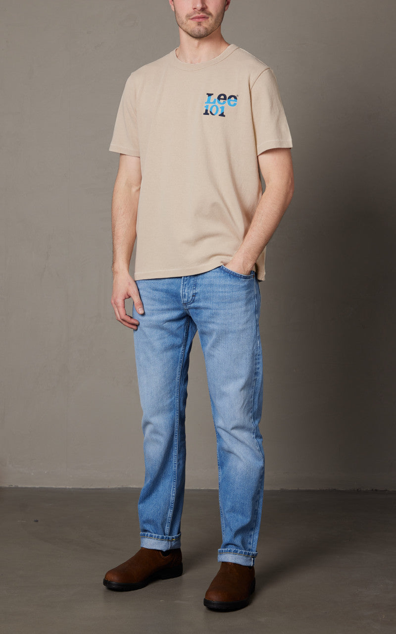 Lee 101 101 Tee Greige