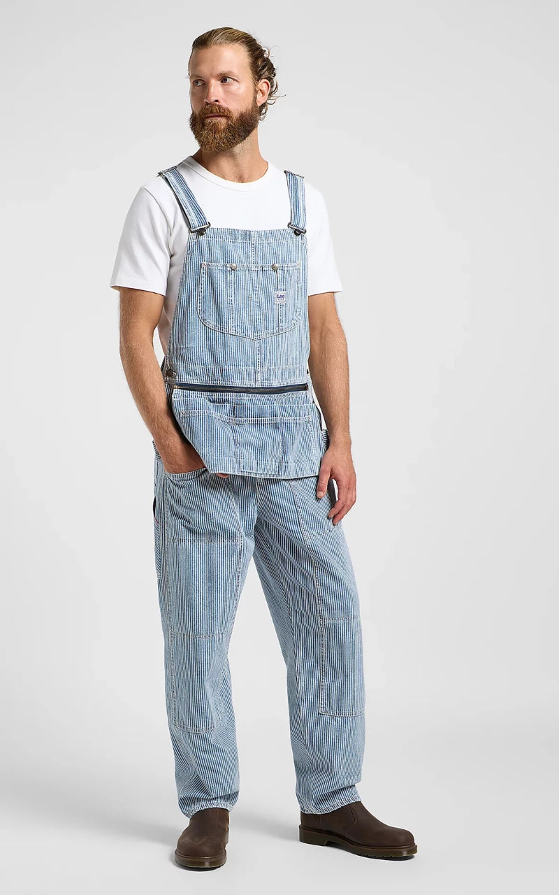 Lee 101 101 Painters Bib Overall Railroad Stripe
