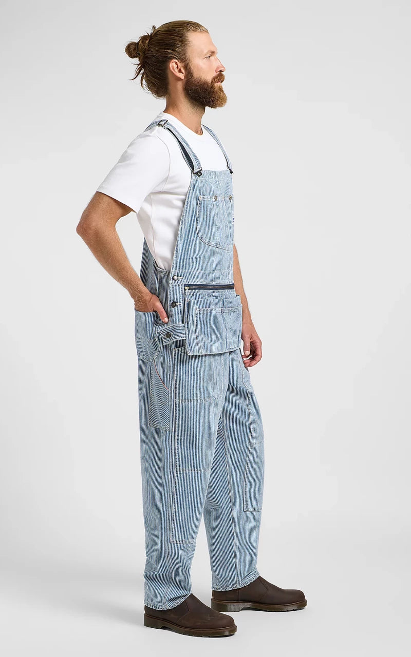 Lee 101 101 Painters Bib Overall Railroad Stripe