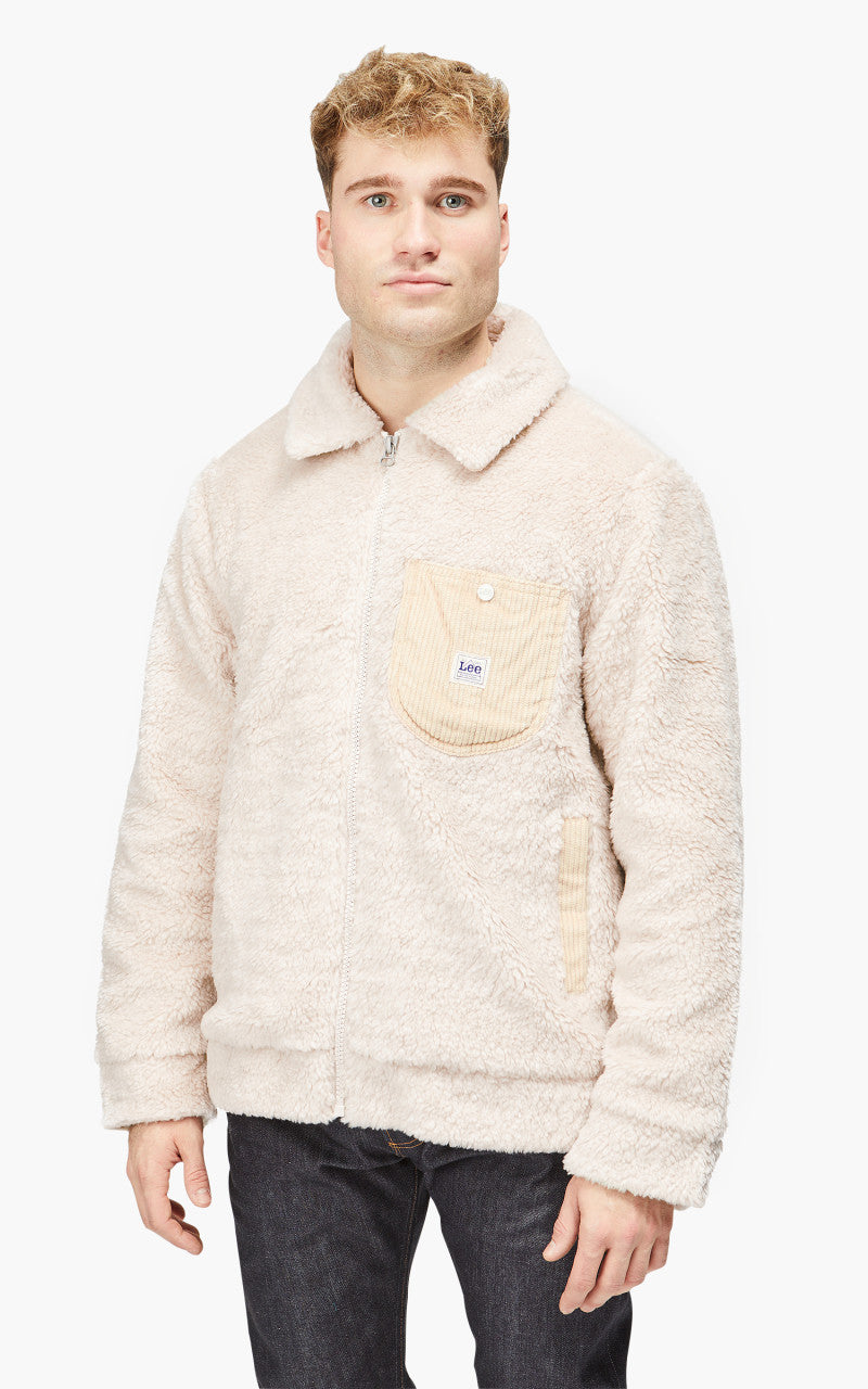 Lee 91B Sherpa Jacket Ecru
