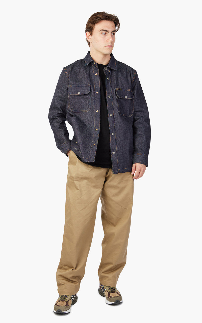 Lee 101 101 Denim Overshirt Dry Indigo