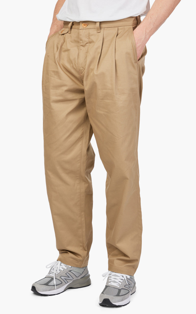 Lee 101 Double Pleated Chino Beige
