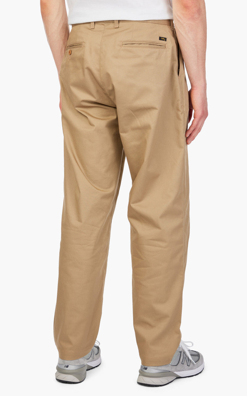 Lee 101 Double Pleated Chino Beige
