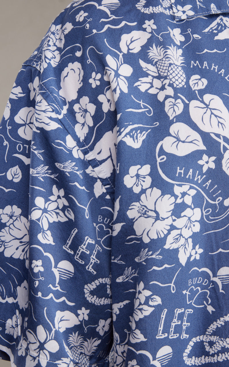 Lee Camp Shirt Surf Blue