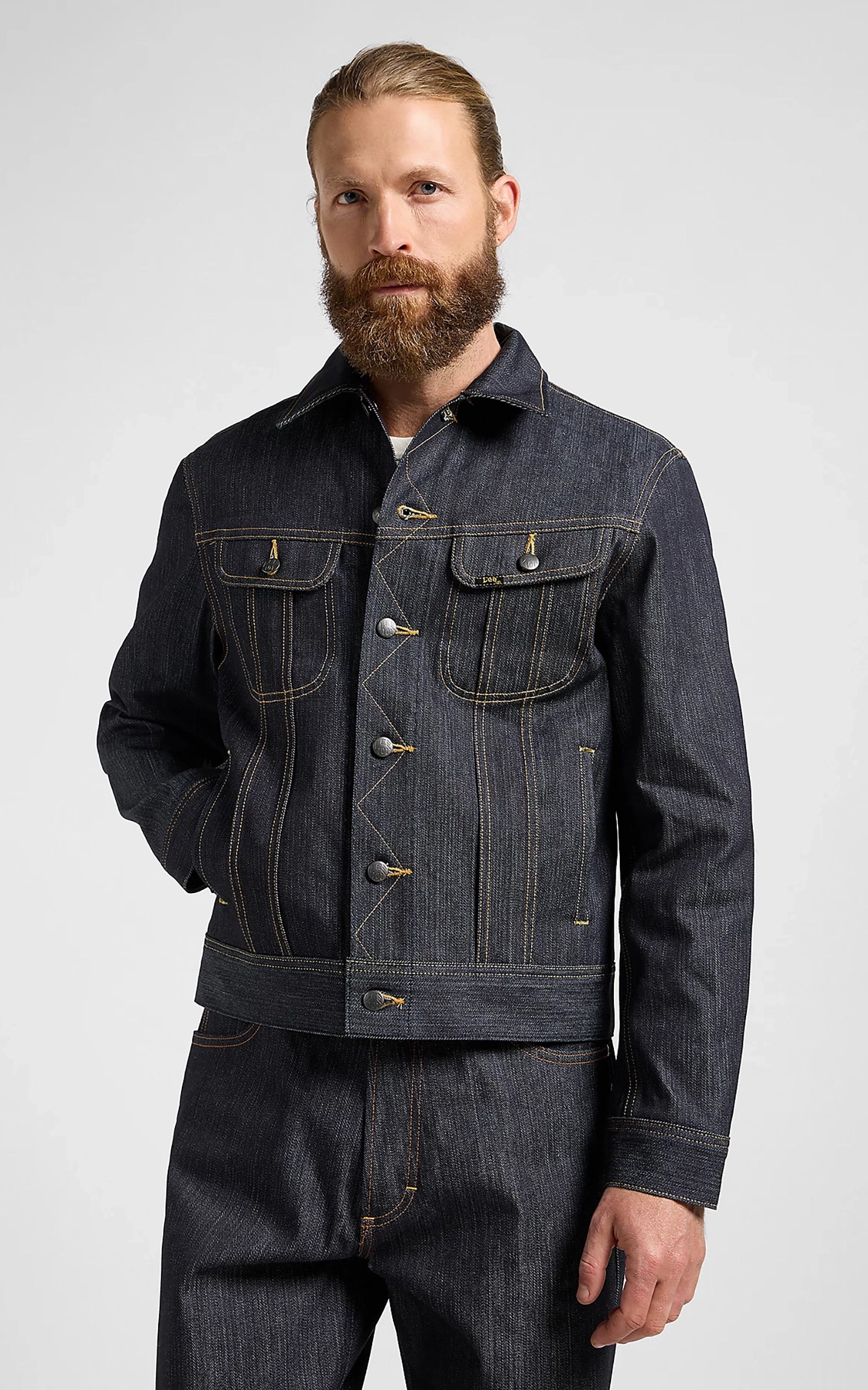 Lee 101 101 Rider Jacket Dry Blue 14.75oz