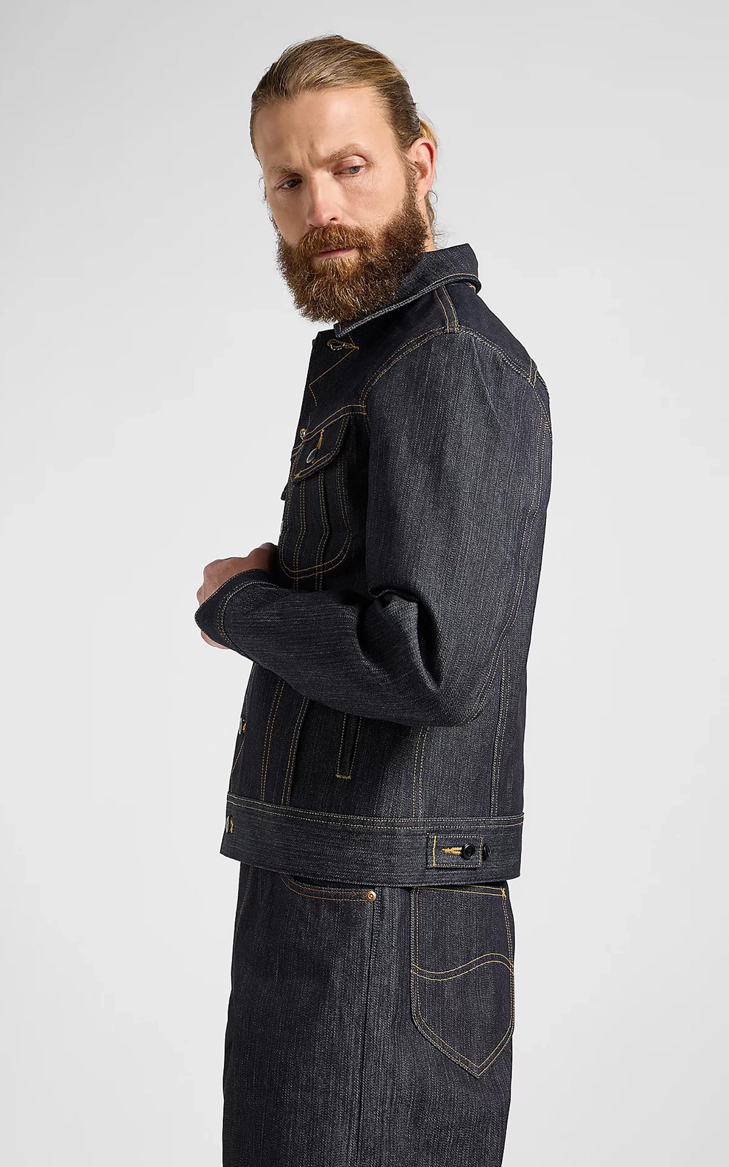 Lee 101 101 Rider Jacket Dry Blue 14.75oz