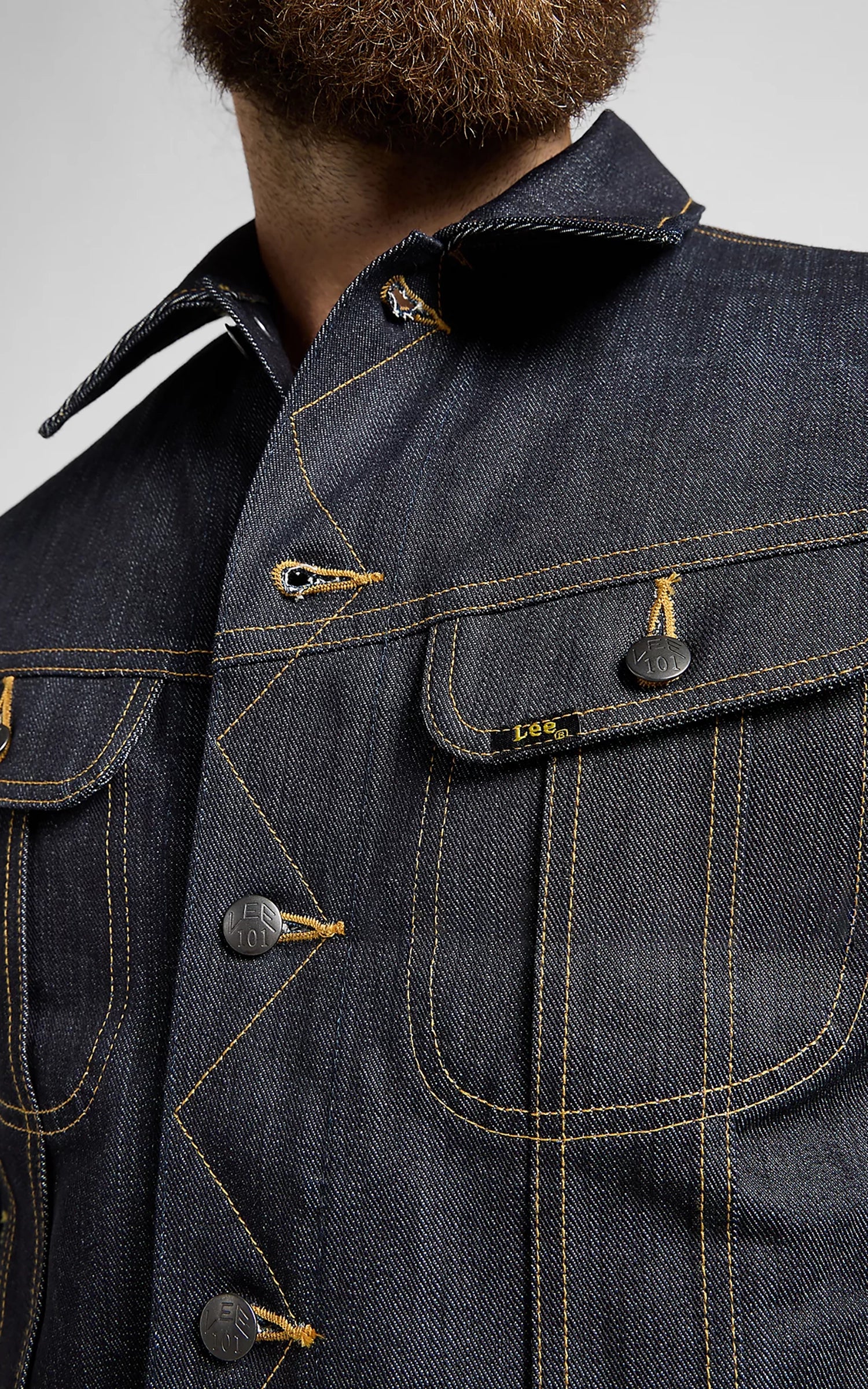 Lee 101 101 Rider Jacket Dry Blue 14.75oz