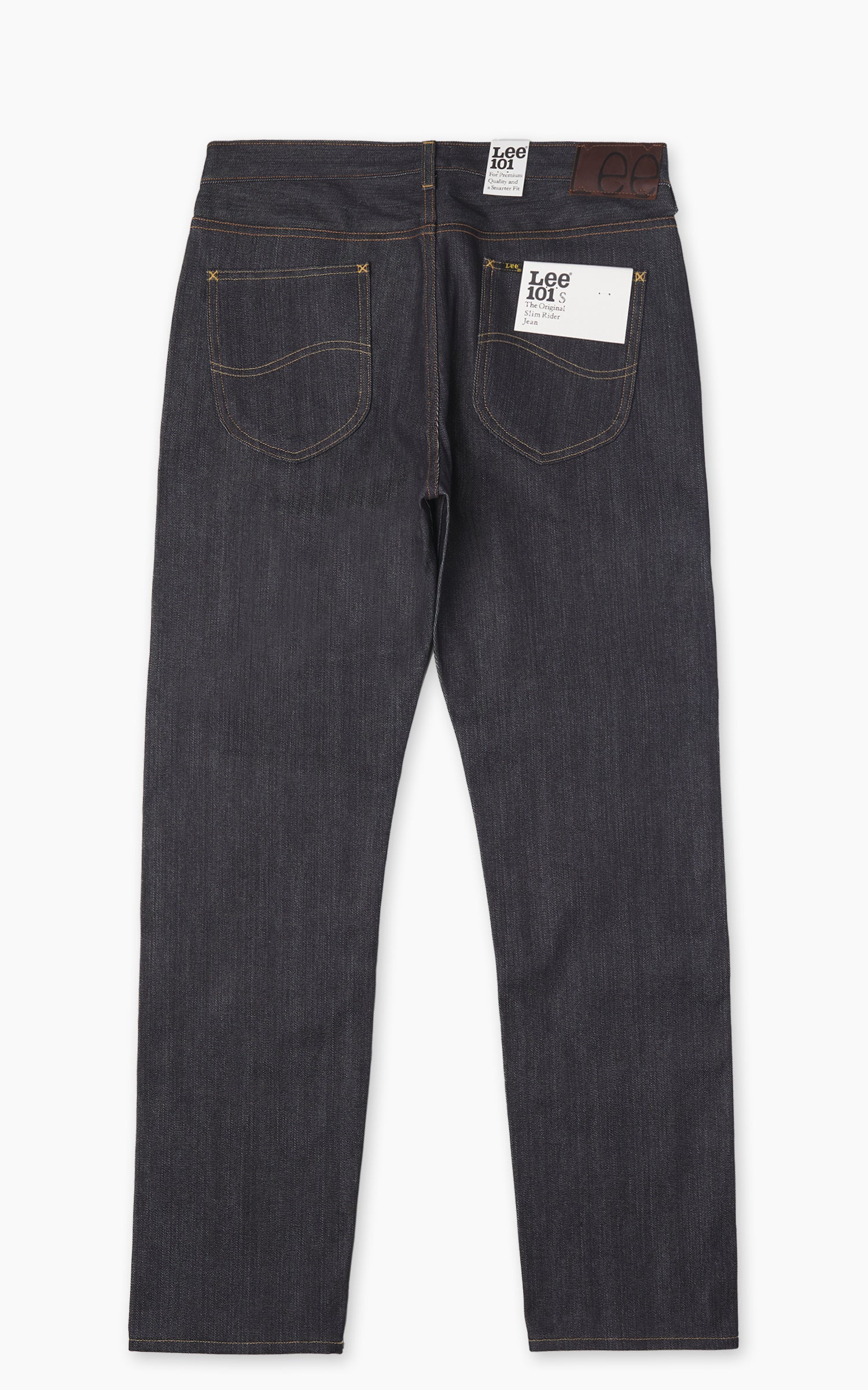 Lee 101 101 S Slim Jean Selvedge Dry Blue 14.75oz