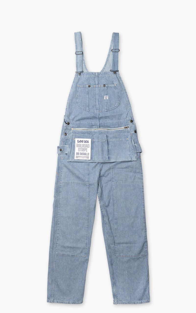 Lee 101 101 Painters Bib Overall Railroad Stripe
