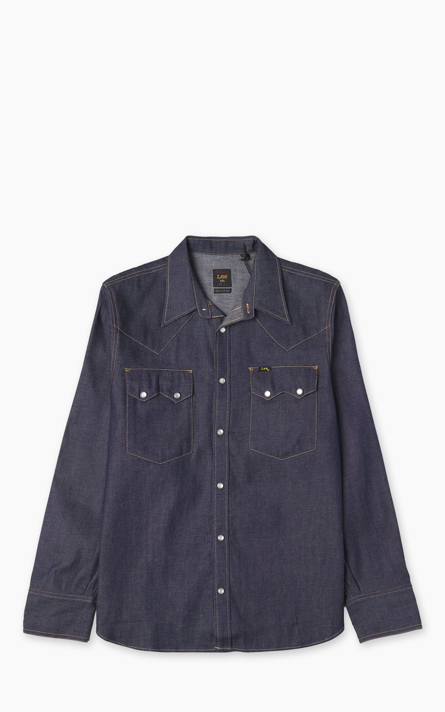 Lee 101 50s Western Shirt Dry Blue