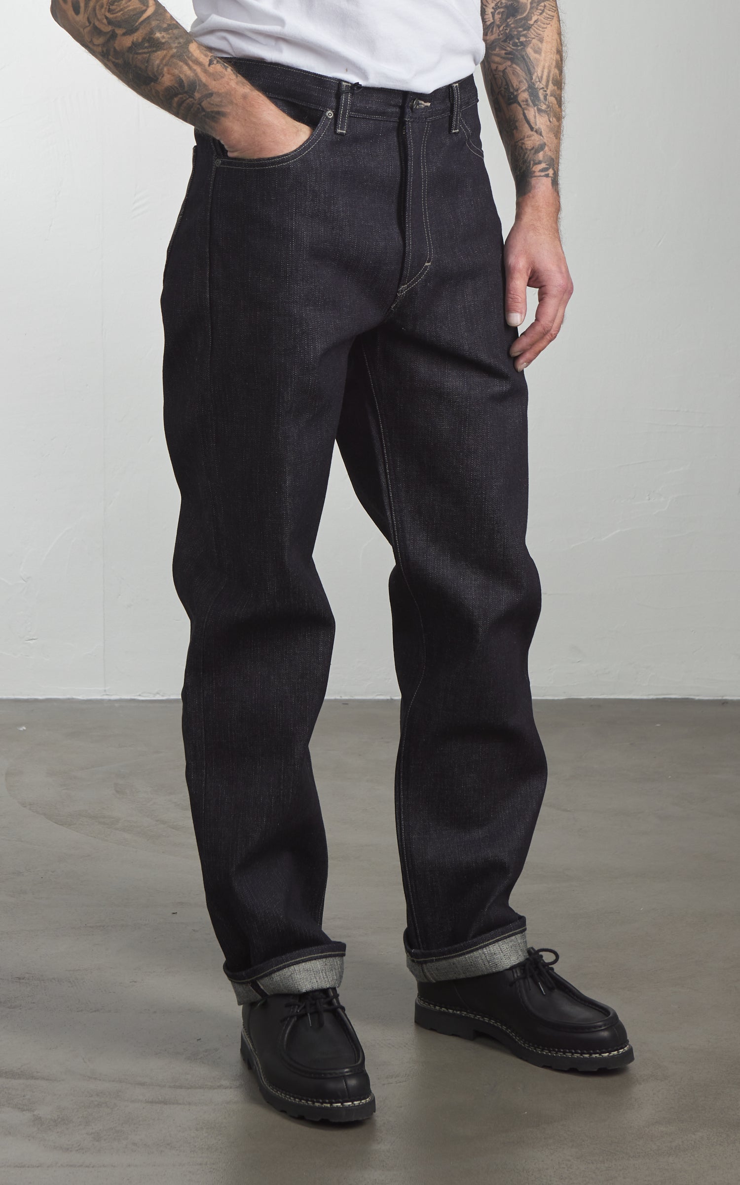 Lee 101 101 R Relaxed Jeans Selvedge Dry Heavyweight Blue 17oz