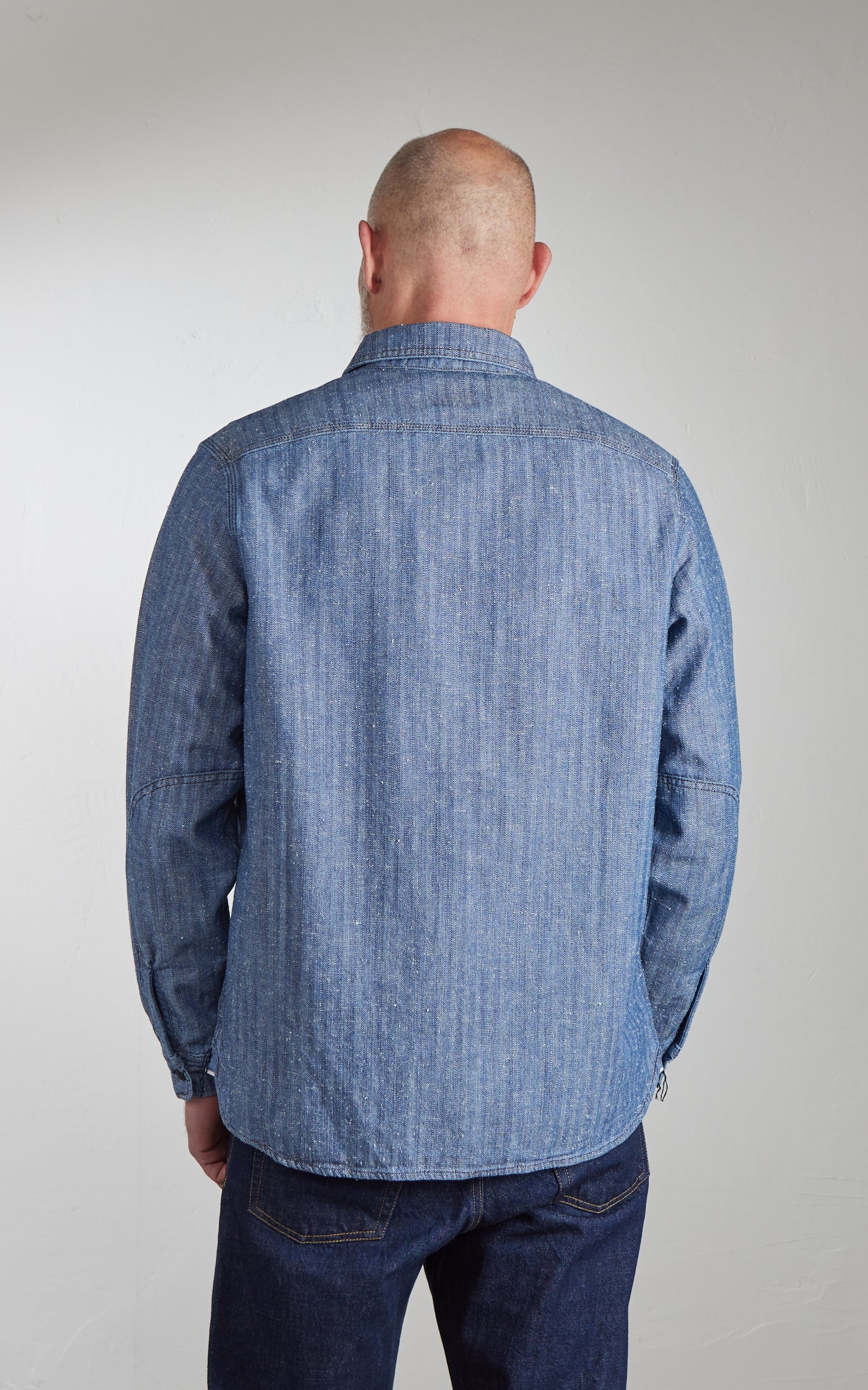 Lee 101 Heritage Workwear Shirt Dark Indigo