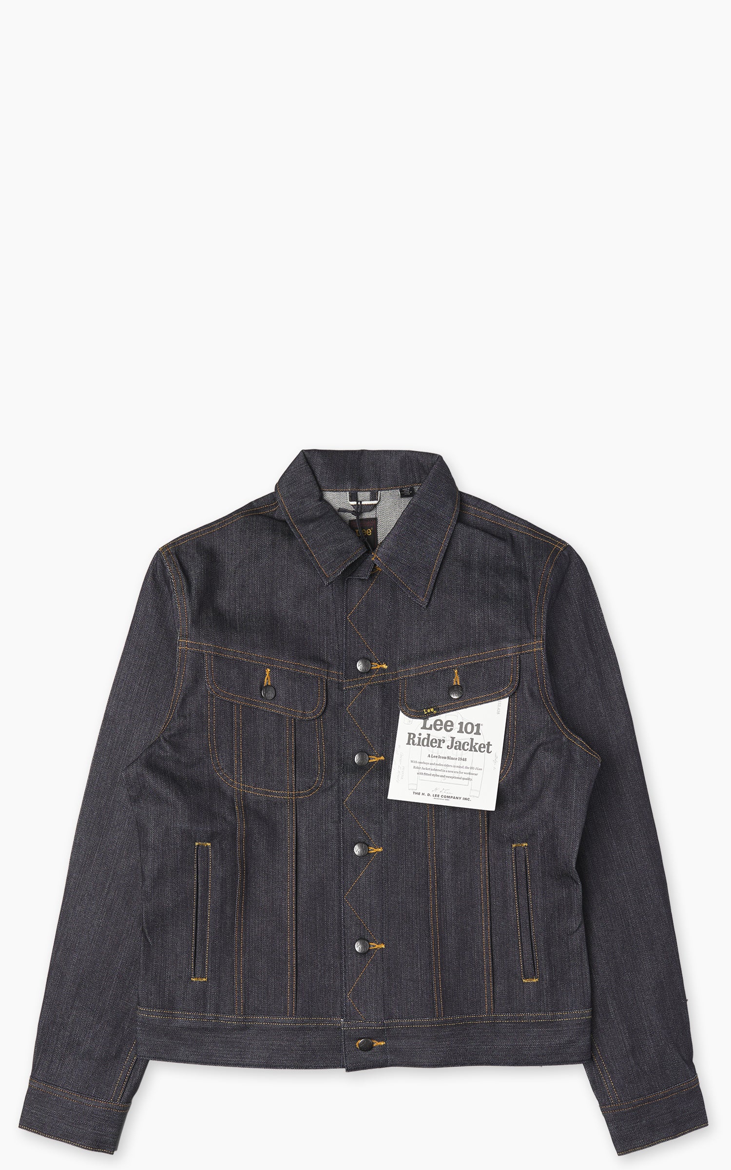 Lee 101 101 Rider Jacket Dry Blue 14.75oz Lee 101 101 Rider Jacket Dry Blue 14.75oz