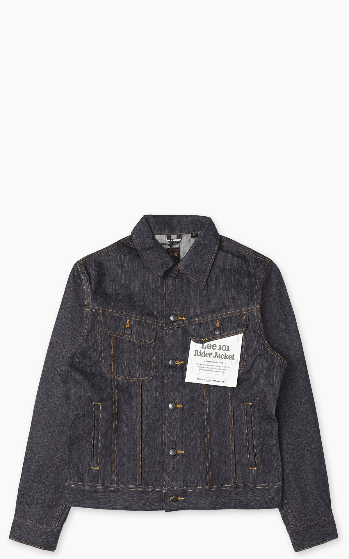 Lee 101 101 Rider Jacket Dry Blue 14.75oz