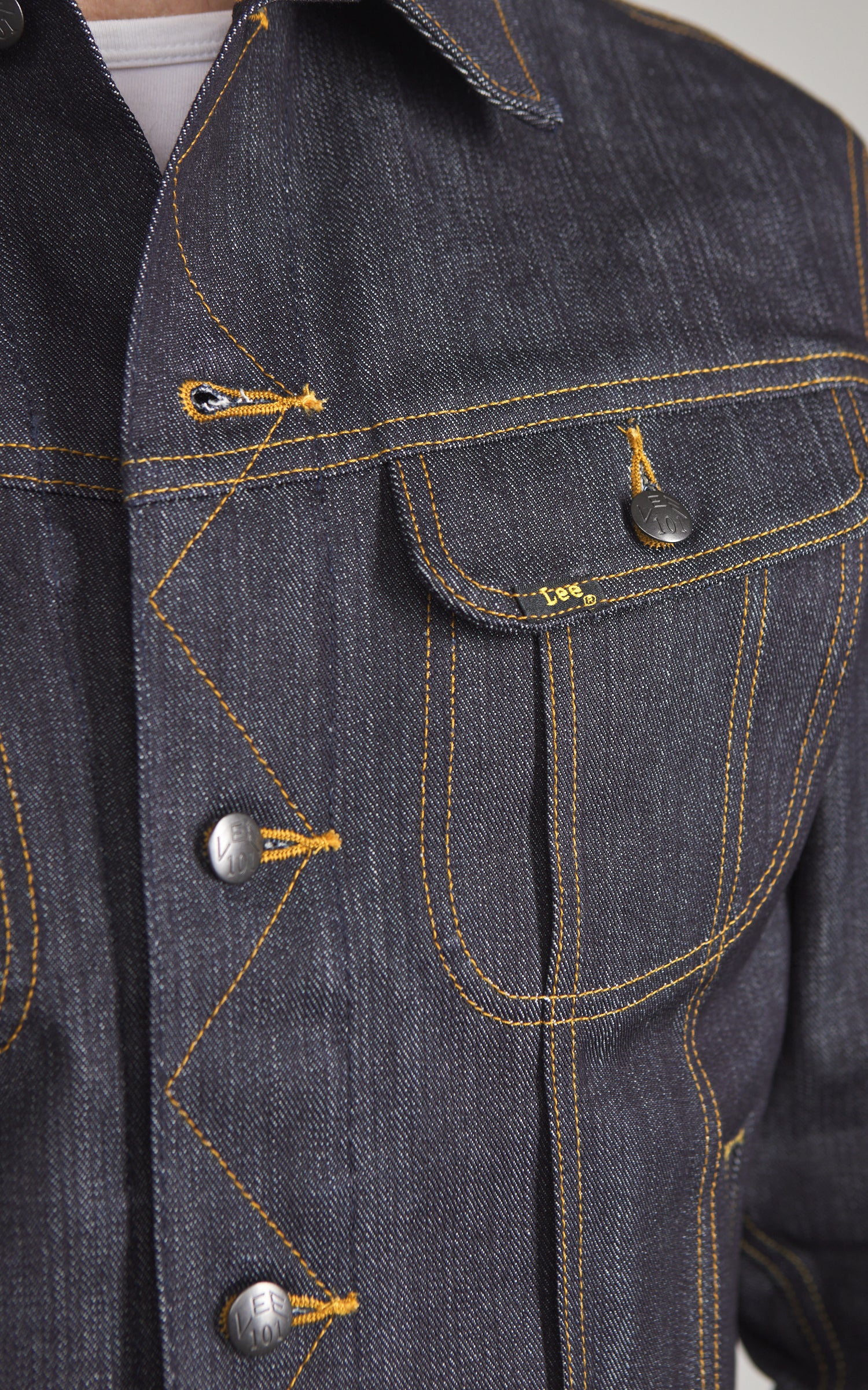 Lee 101 101 Rider Jacket Dry Blue 14.75oz