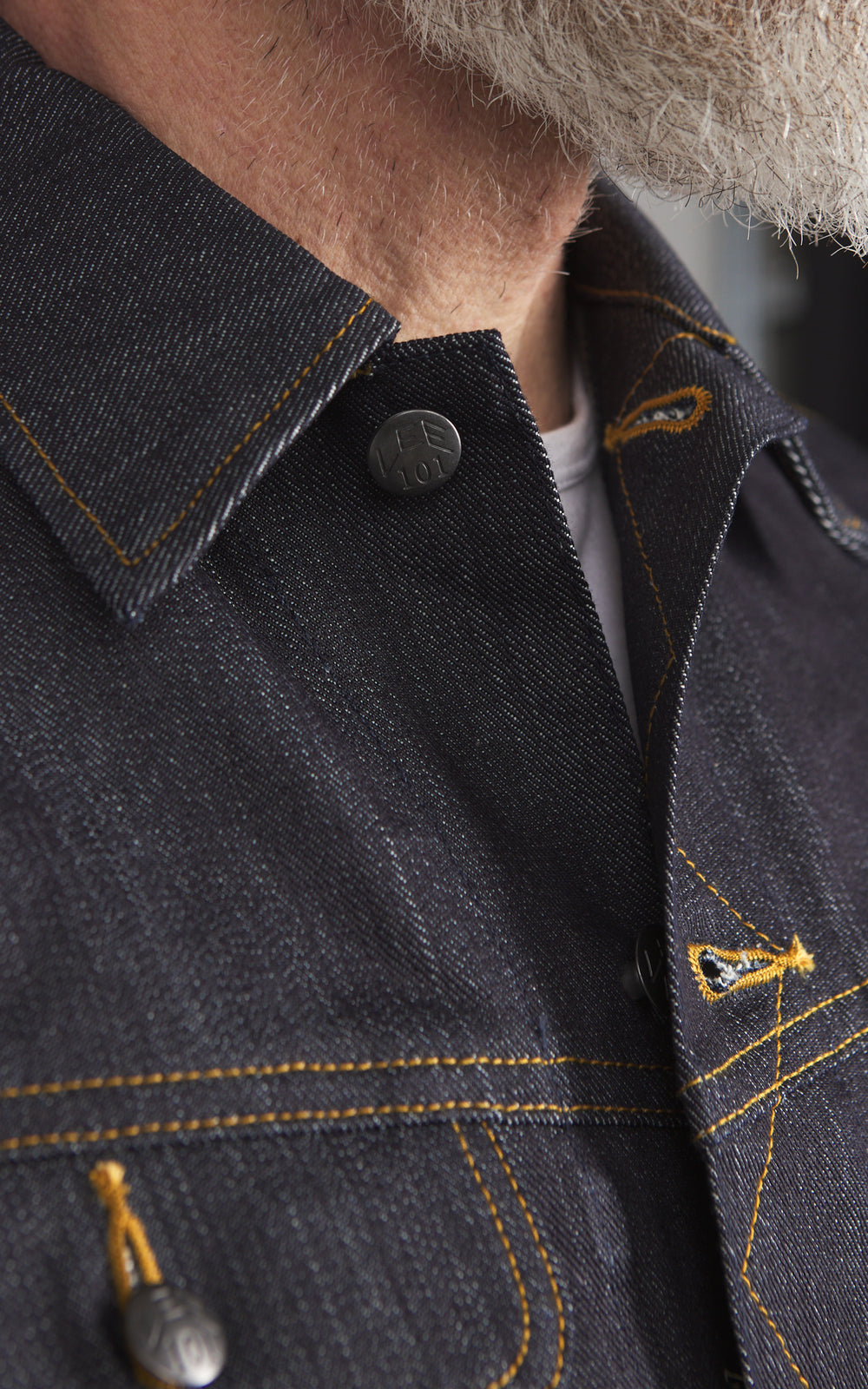 Lee 101 101 Rider Jacket Dry Blue 14.75oz