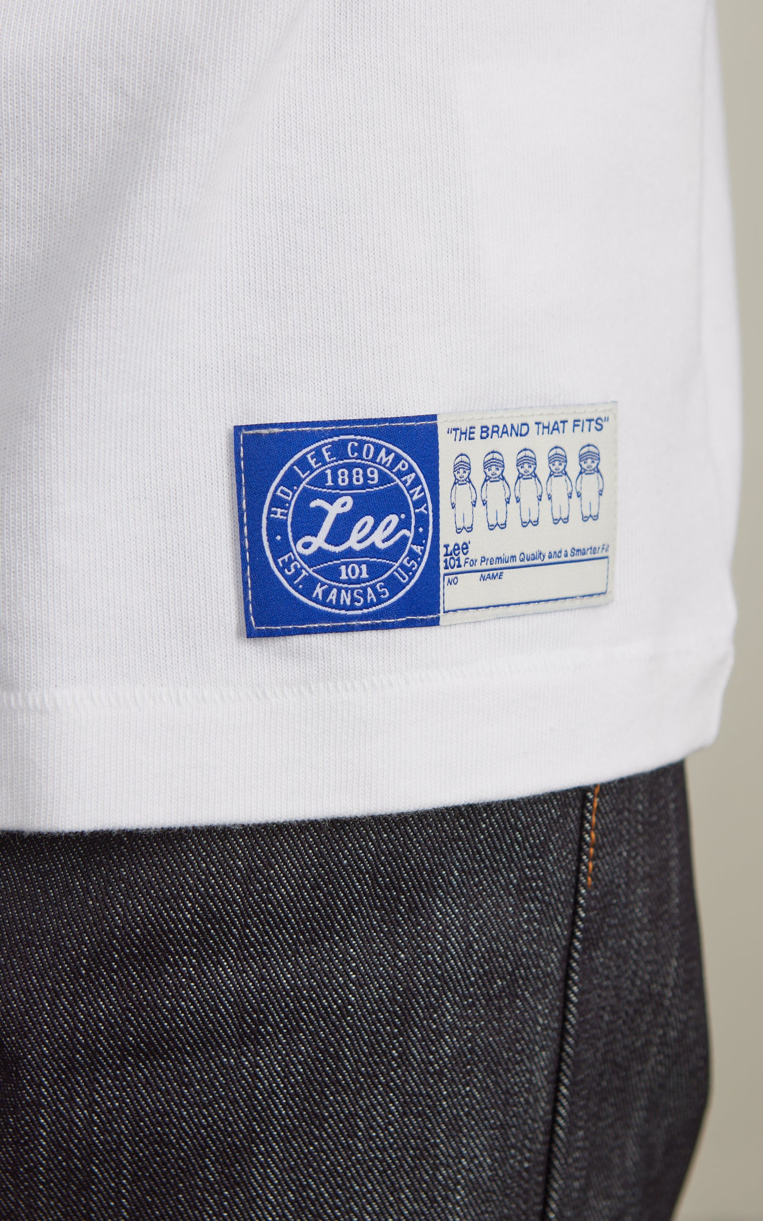 Lee 101 101 Relaxed Tee Bright White