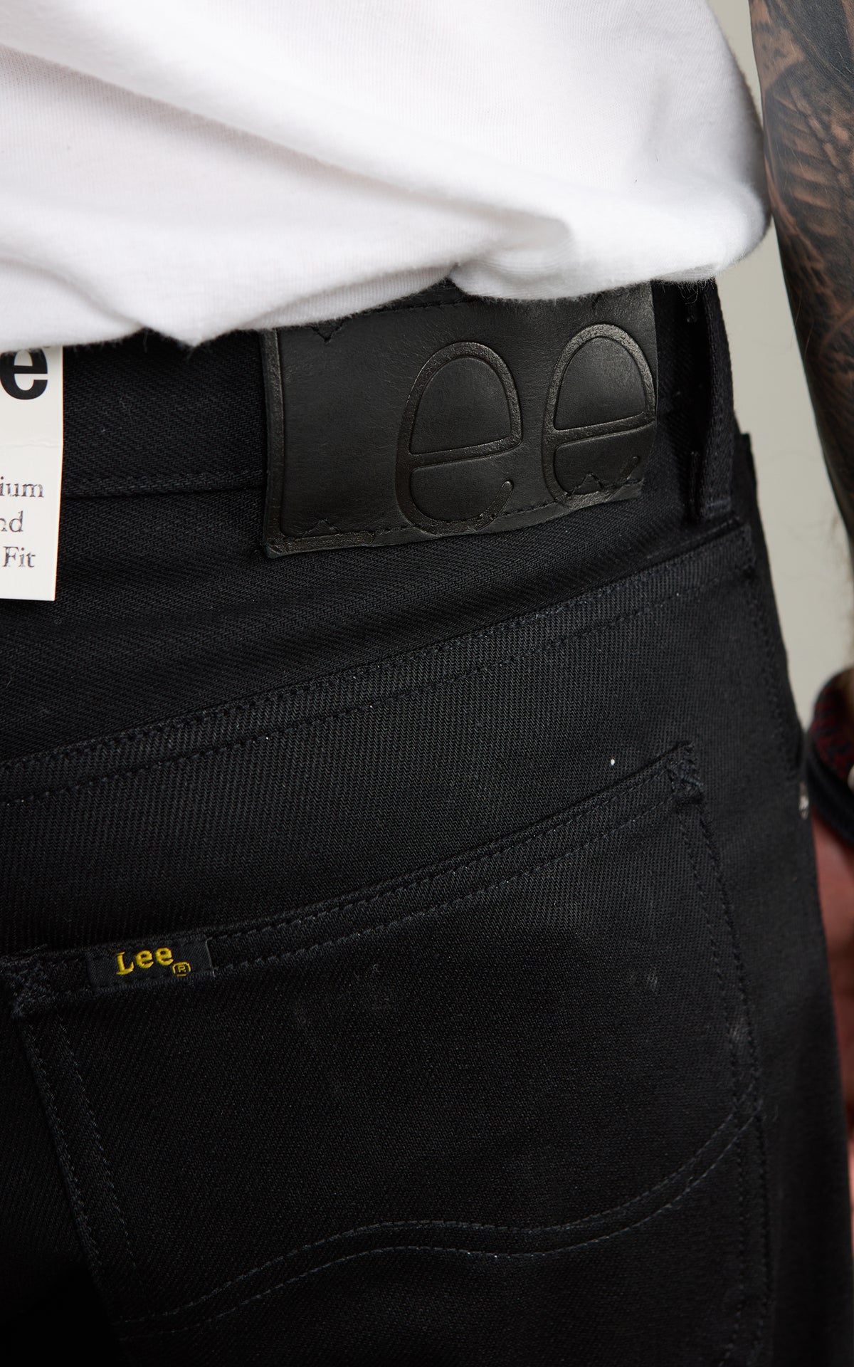 Lee 101 101 Z Jeans Dry Selvedge Black