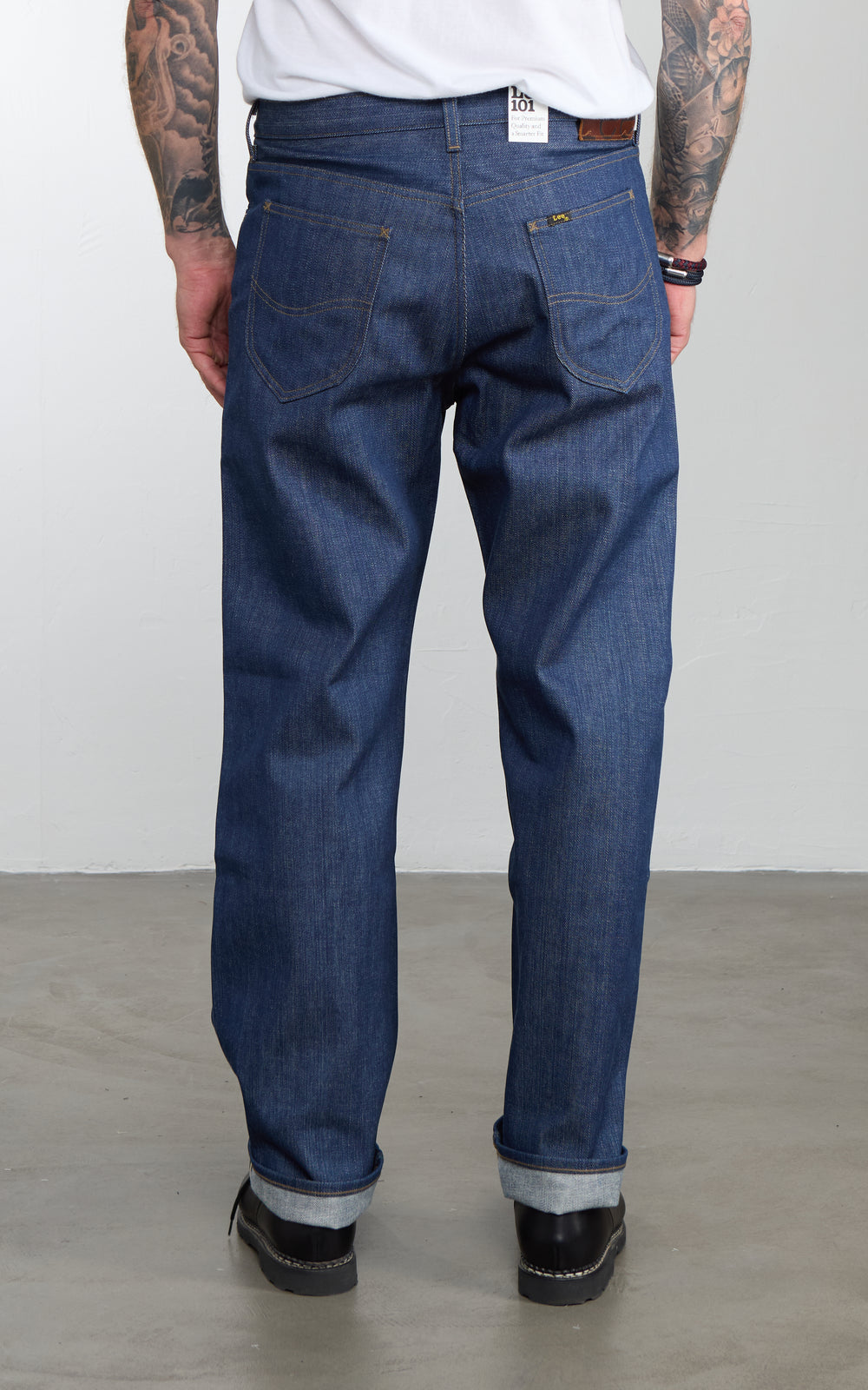 Lee 101 101 R Relaxed Jean Selvedge Red Casted LHT