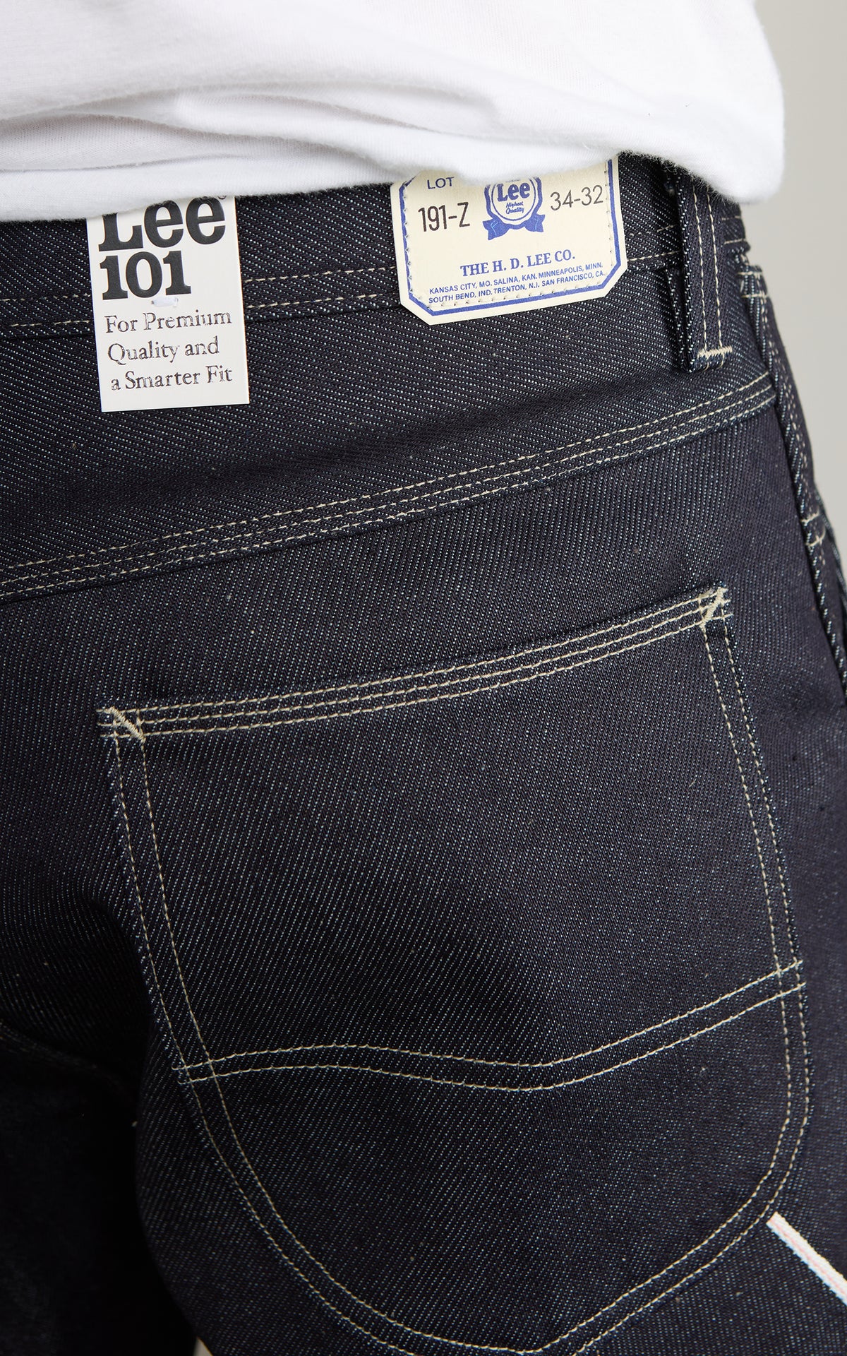 Lee 101 191 Z Dungaree Heavyweight Pants Blue