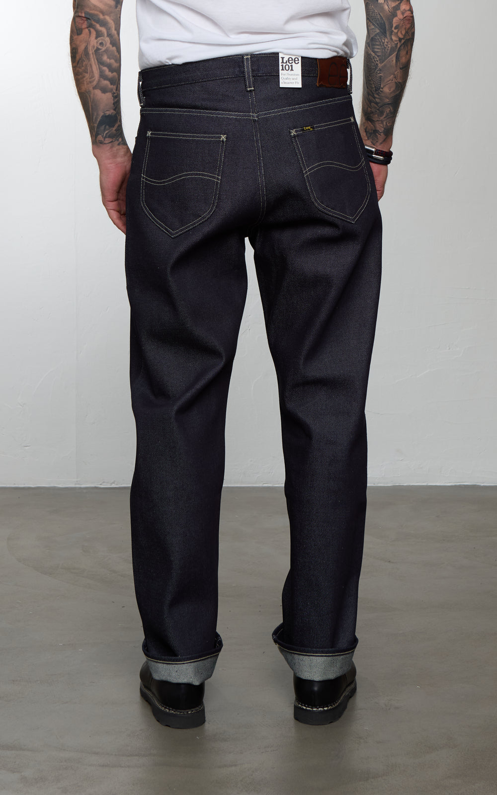 Lee 101 101 L Loose Jean Heavyweight Selvedge Indigo 18.25oz