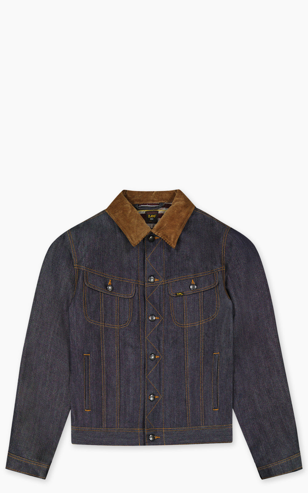 Lee 101 101 Storm Rider Jacket Blanket Lined Dry Indigo 14.75oz