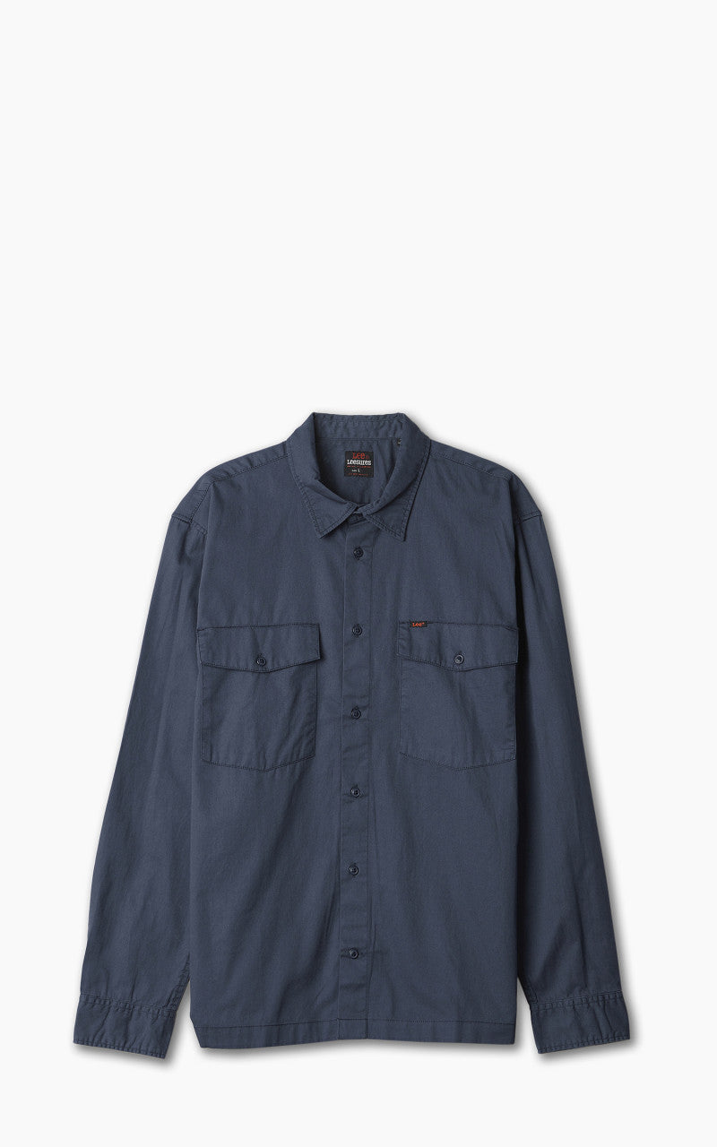 Lee Long Sleeve Chetopa Shirt Navy