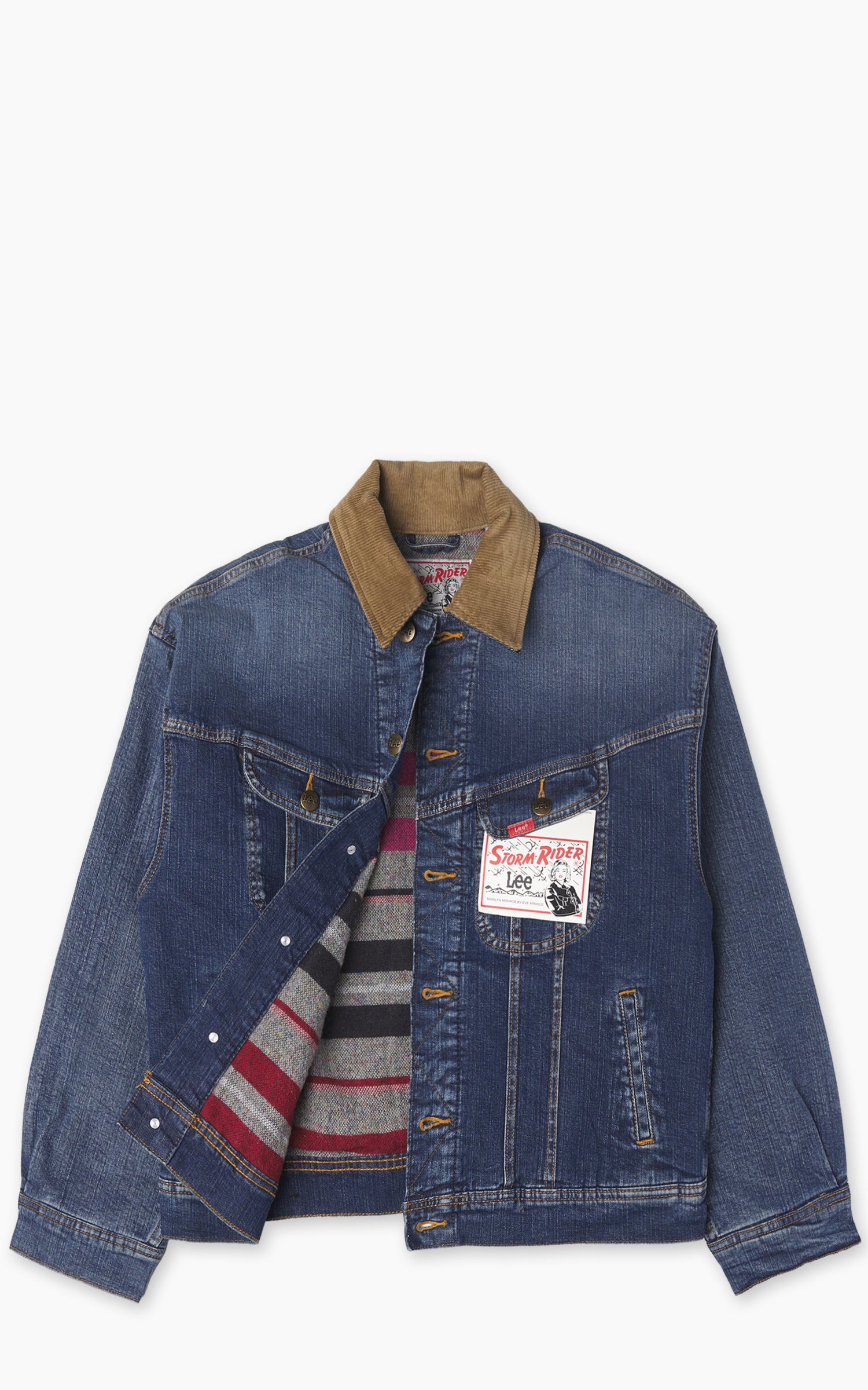 Lee x Marilyn Monroe Storm Rider Jacket Mid Wash
