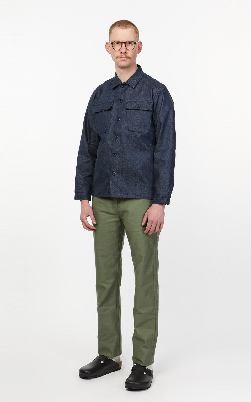 Benzak BC-03 Straight Chino Military Twill Army Green