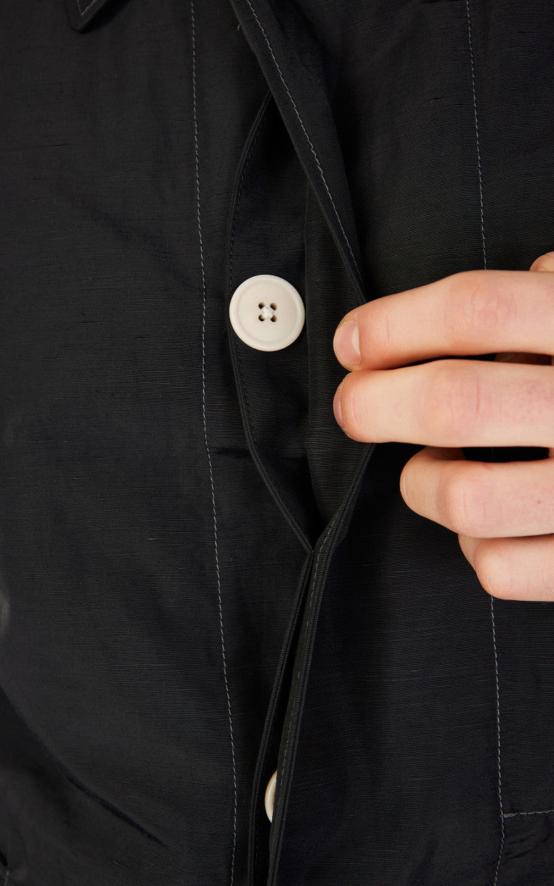 Lemaire Car Coat Black