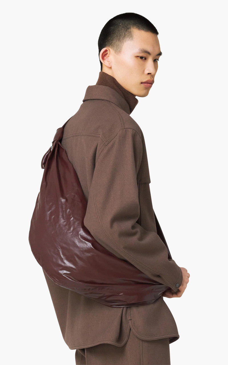Lemaire Large Croissant Bag Lightweight Leather Roasted Pecan