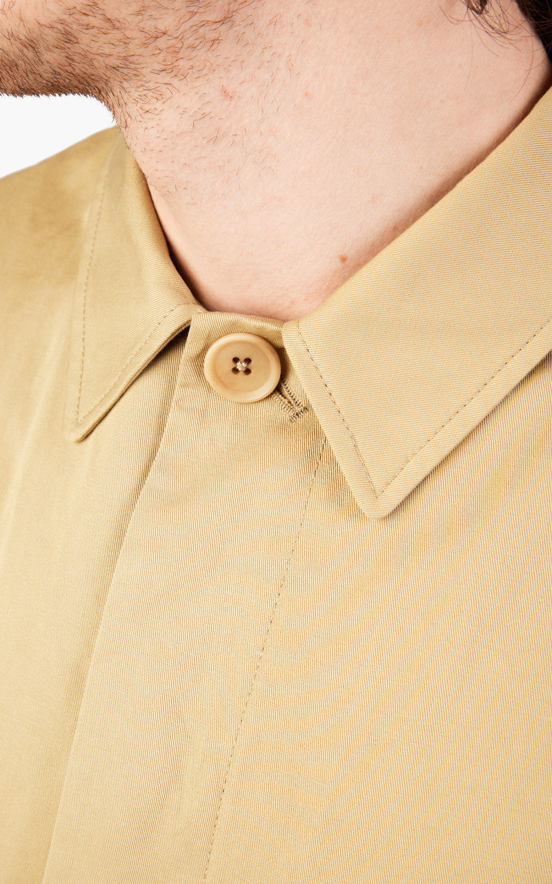 Lemaire Workwear Jacket Cotton Linen Kraft Beige