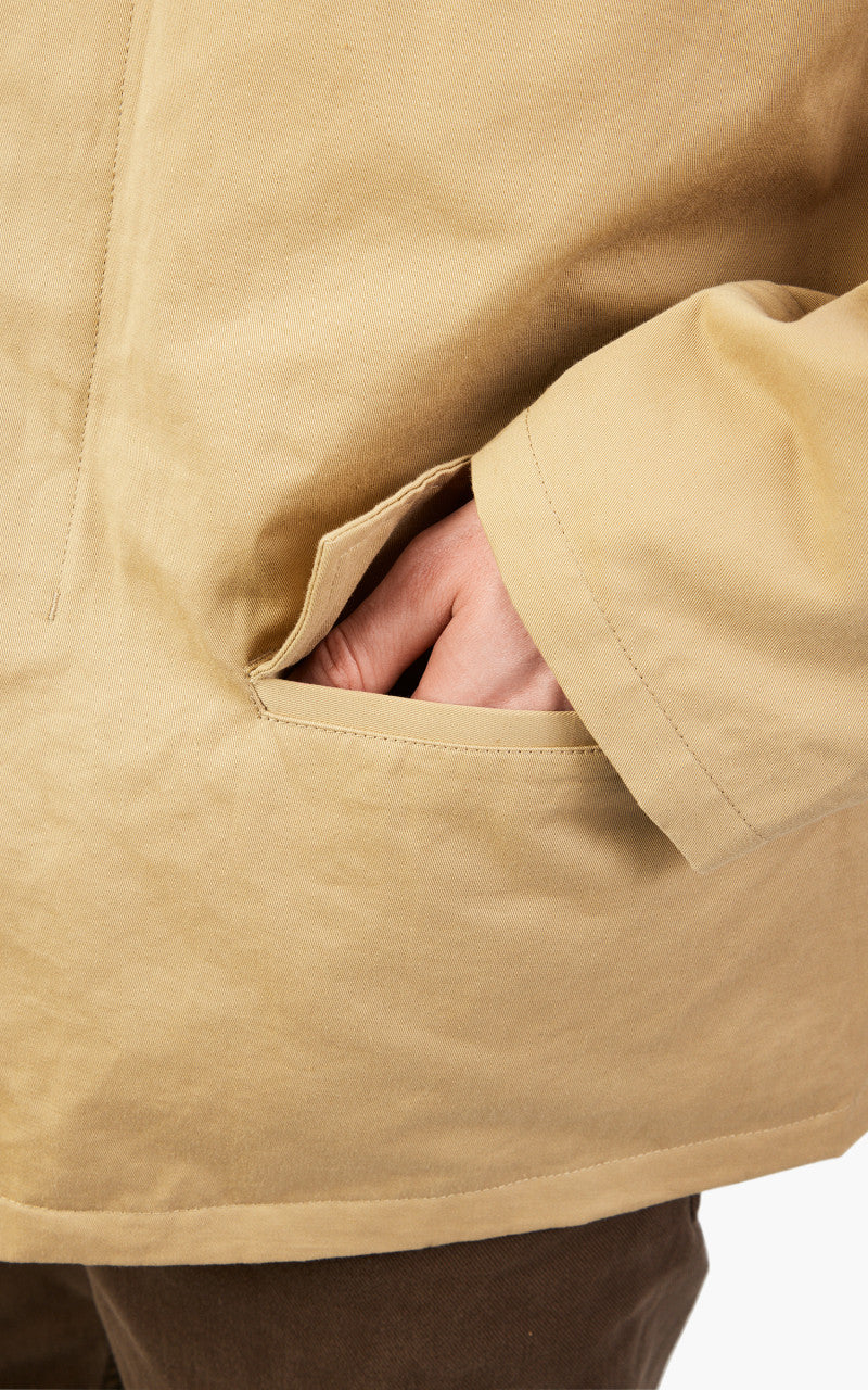 Lemaire Workwear Jacket Cotton Linen Kraft Beige