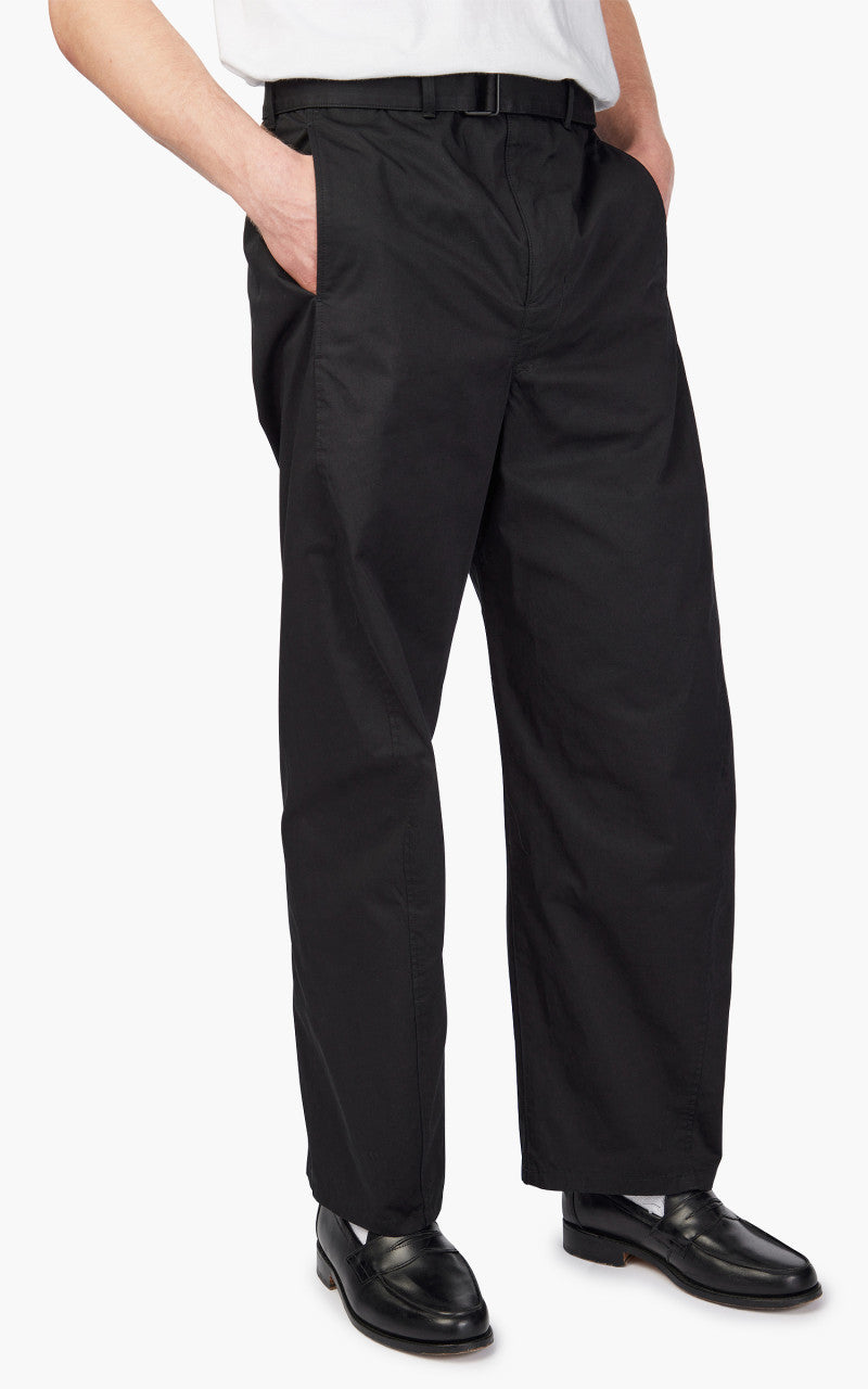 Lemaire Light Belted Twisted Pants Black
