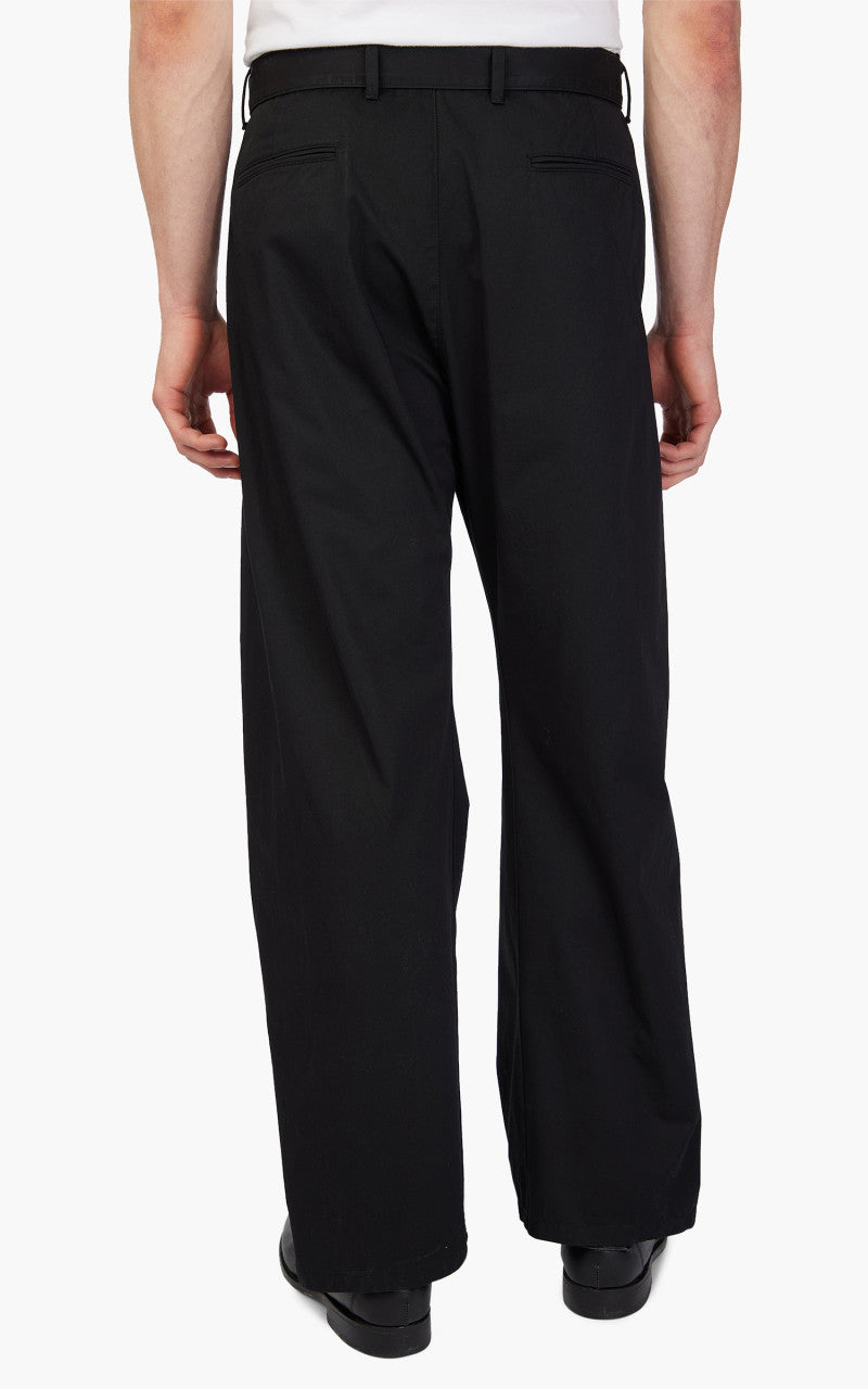 Lemaire Light Belted Twisted Pants Black