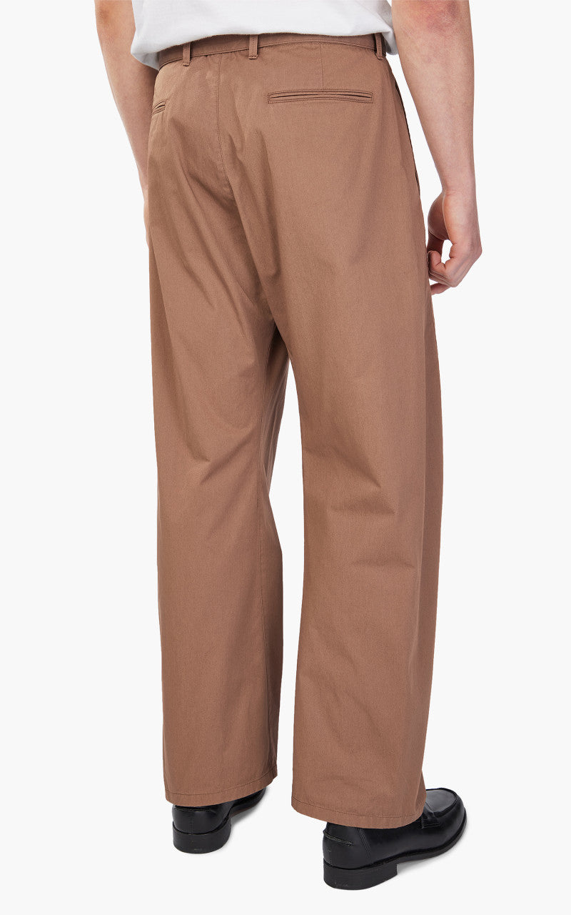 Lemaire Light Belted Twisted Pants Cub Brown