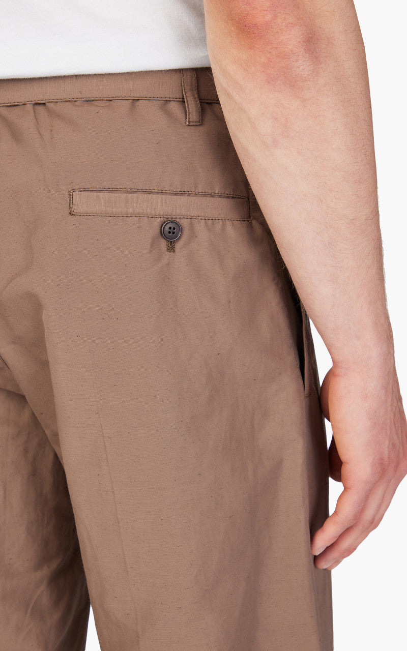 Lemaire Belted Easy Pants Cub Brown