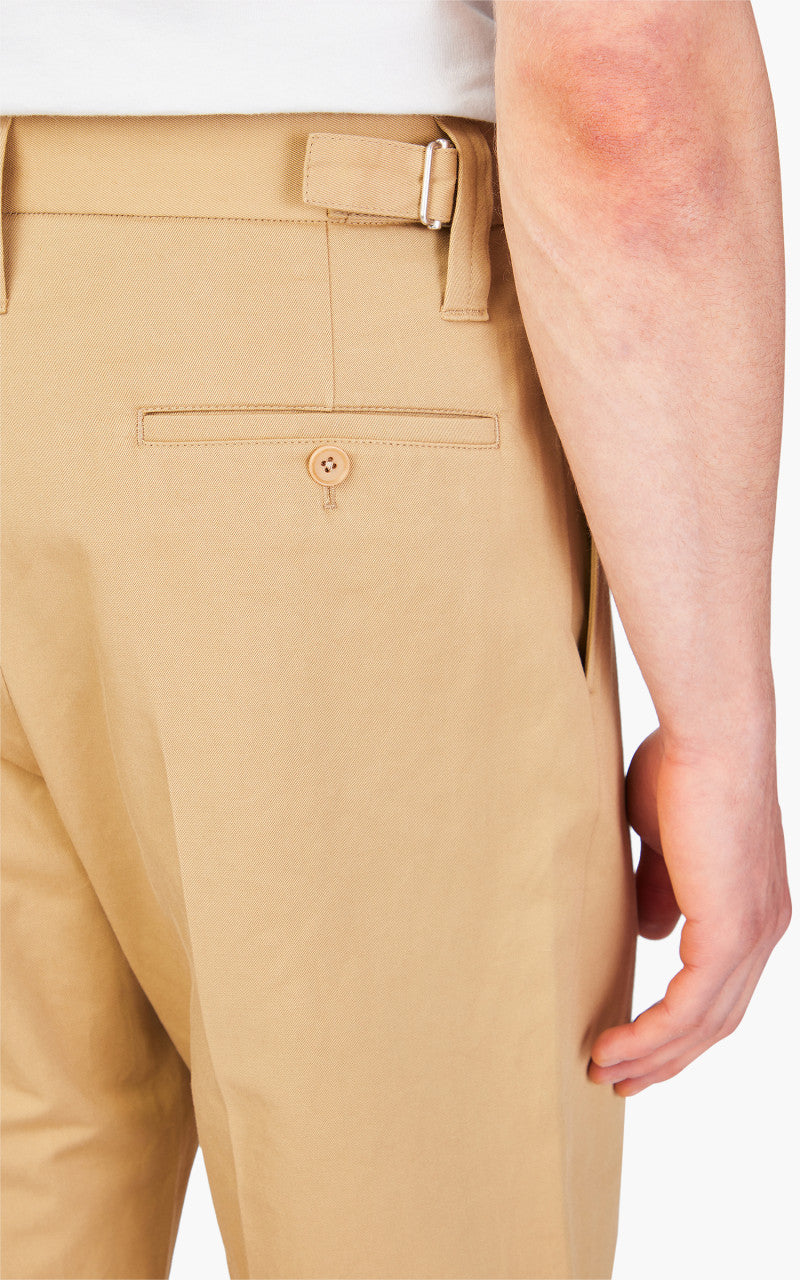 Lemaire One Pleat Pants Kraft Beige