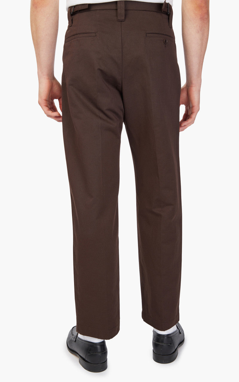 Lemaire One Pleat Pants Dark Coffee