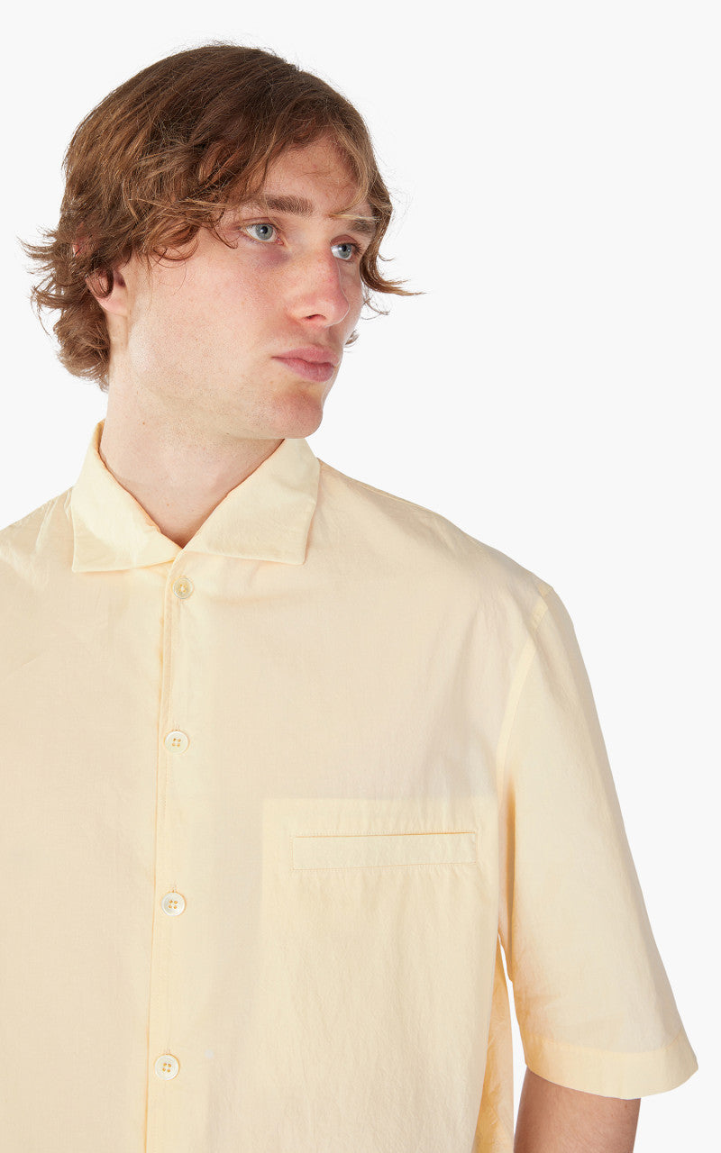 Lemaire Camp Collar Shirt Ecru