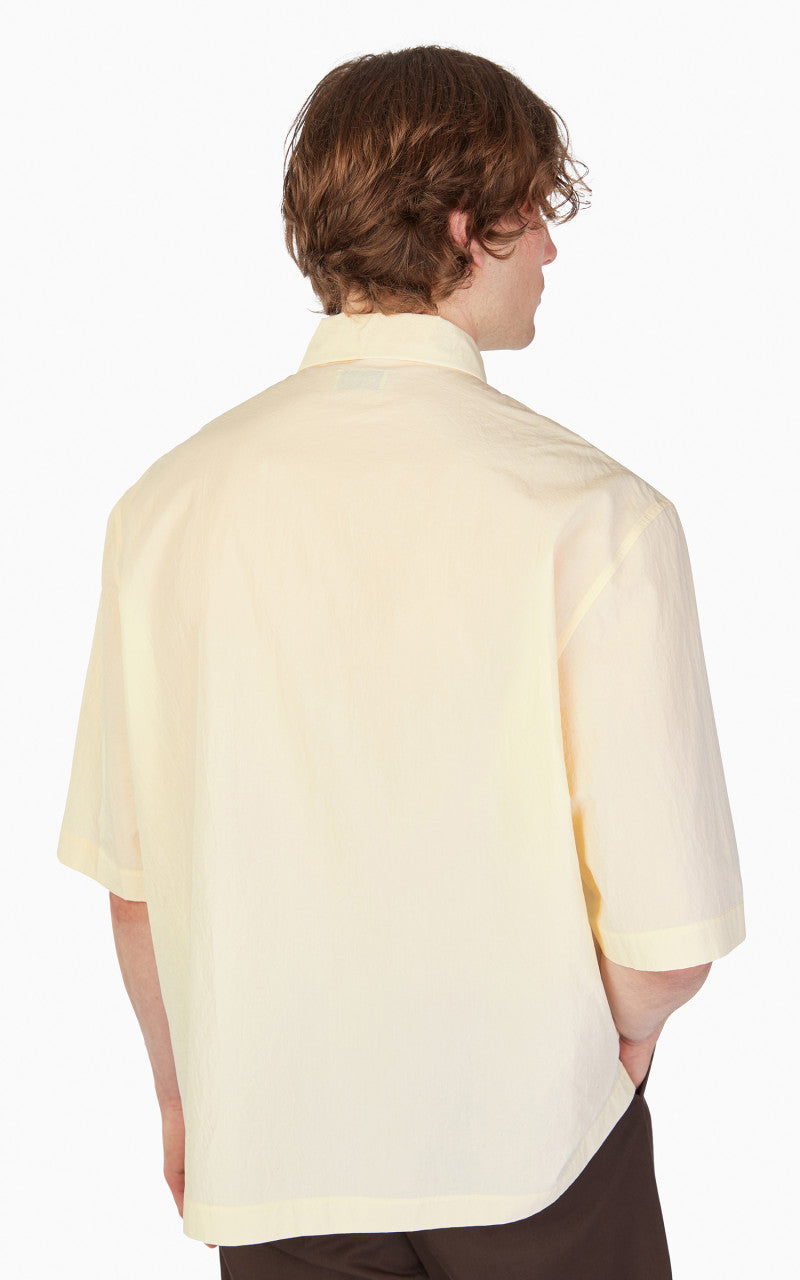 Lemaire Camp Collar Shirt Ecru
