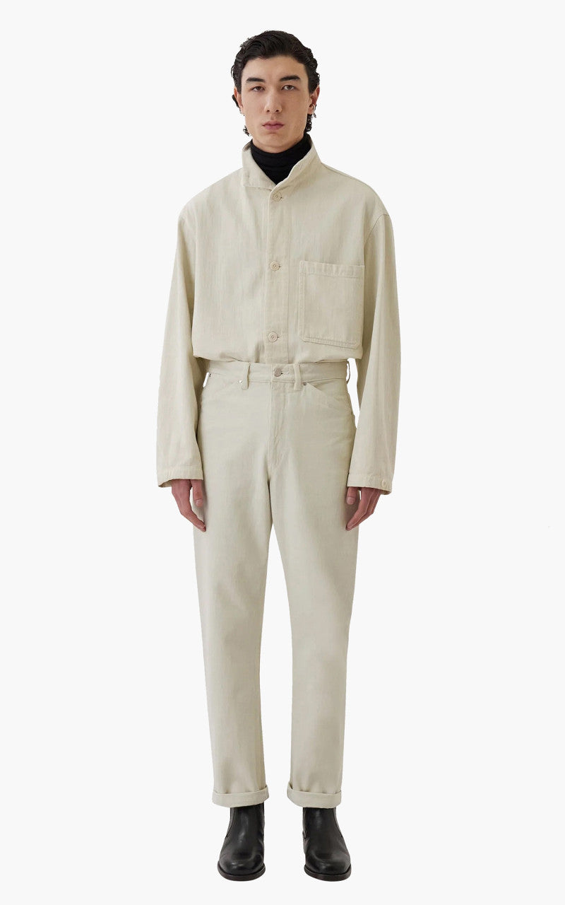 Lemaire Seamless Jeans GD Denim Stone Misty Ivory