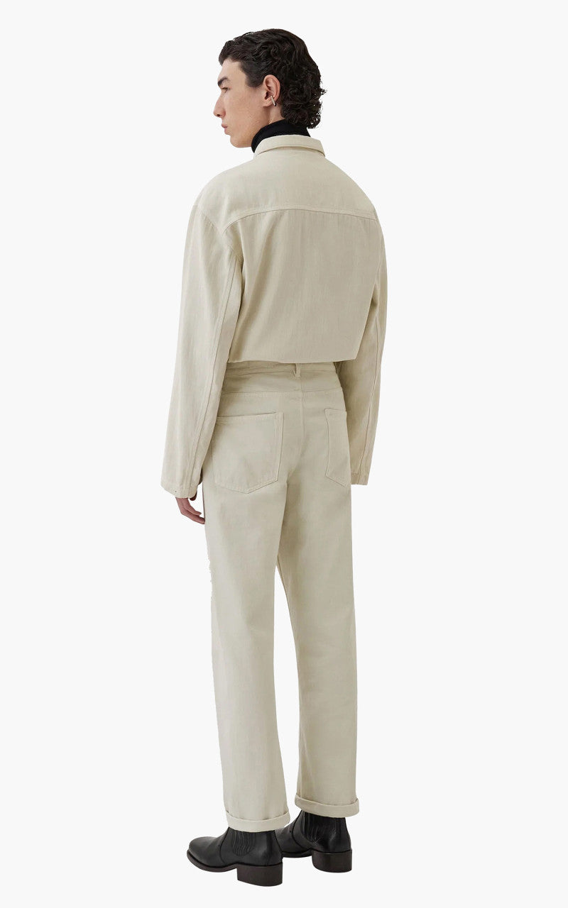 Lemaire Seamless Jeans GD Denim Stone Misty Ivory