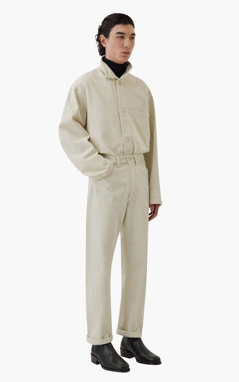 Lemaire Seamless Jeans GD Denim Stone Misty Ivory