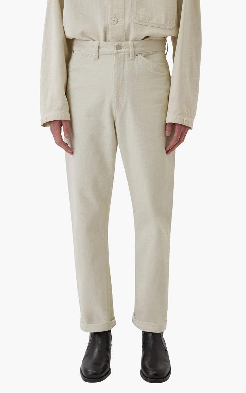 Lemaire Seamless Jeans GD Denim Stone Misty Ivory