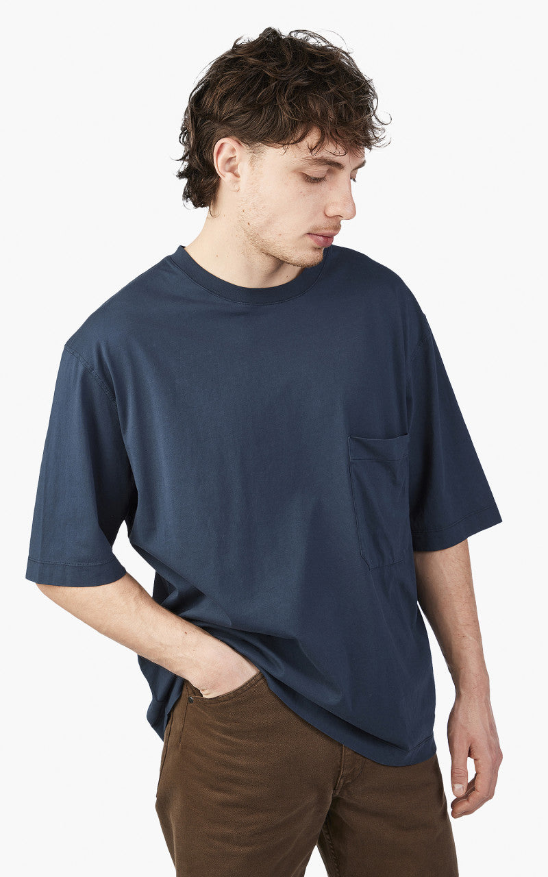 Lemaire Short Sleeve T-Shirt Dark Sapphire