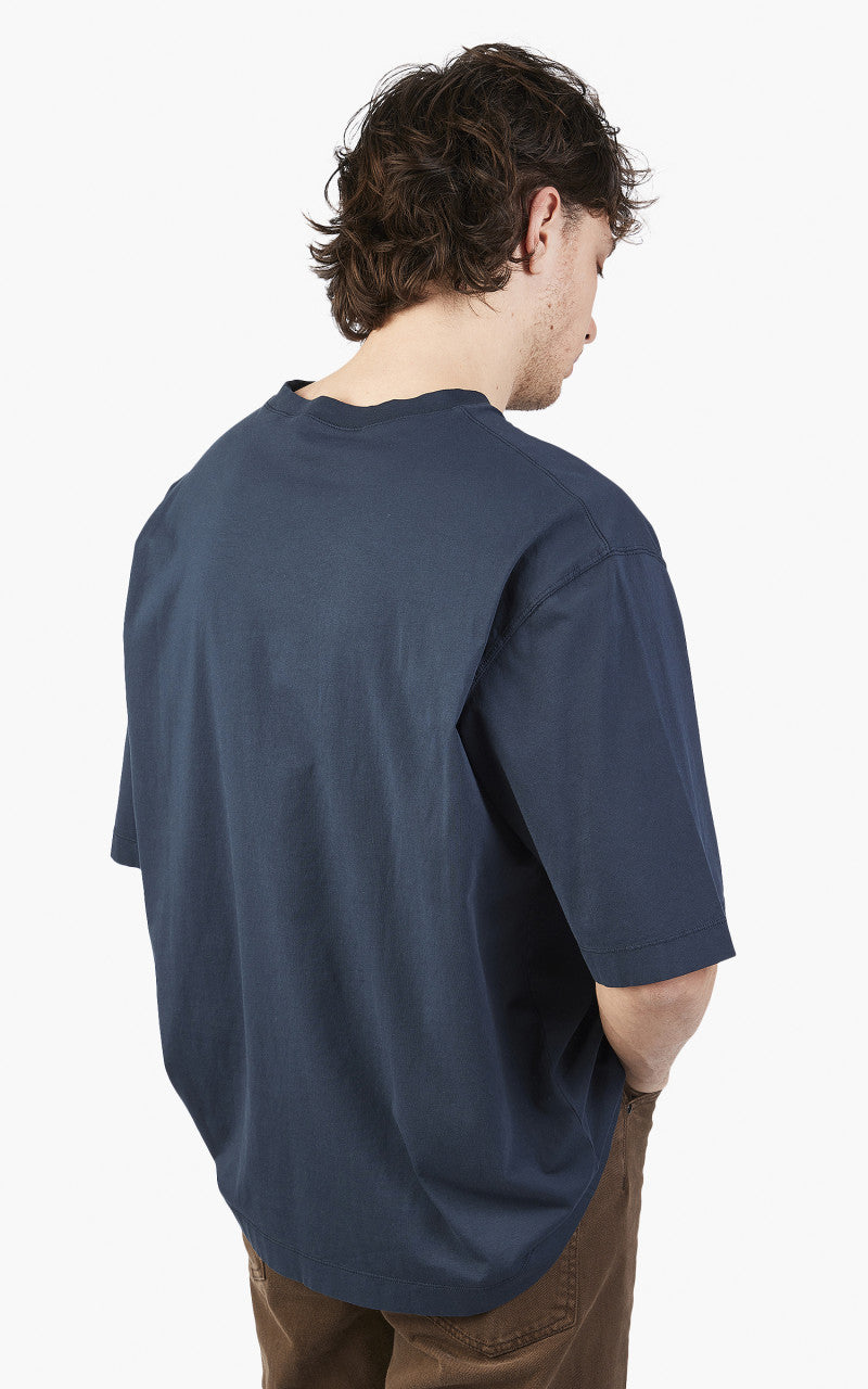 Lemaire Short Sleeve T-Shirt Dark Sapphire
