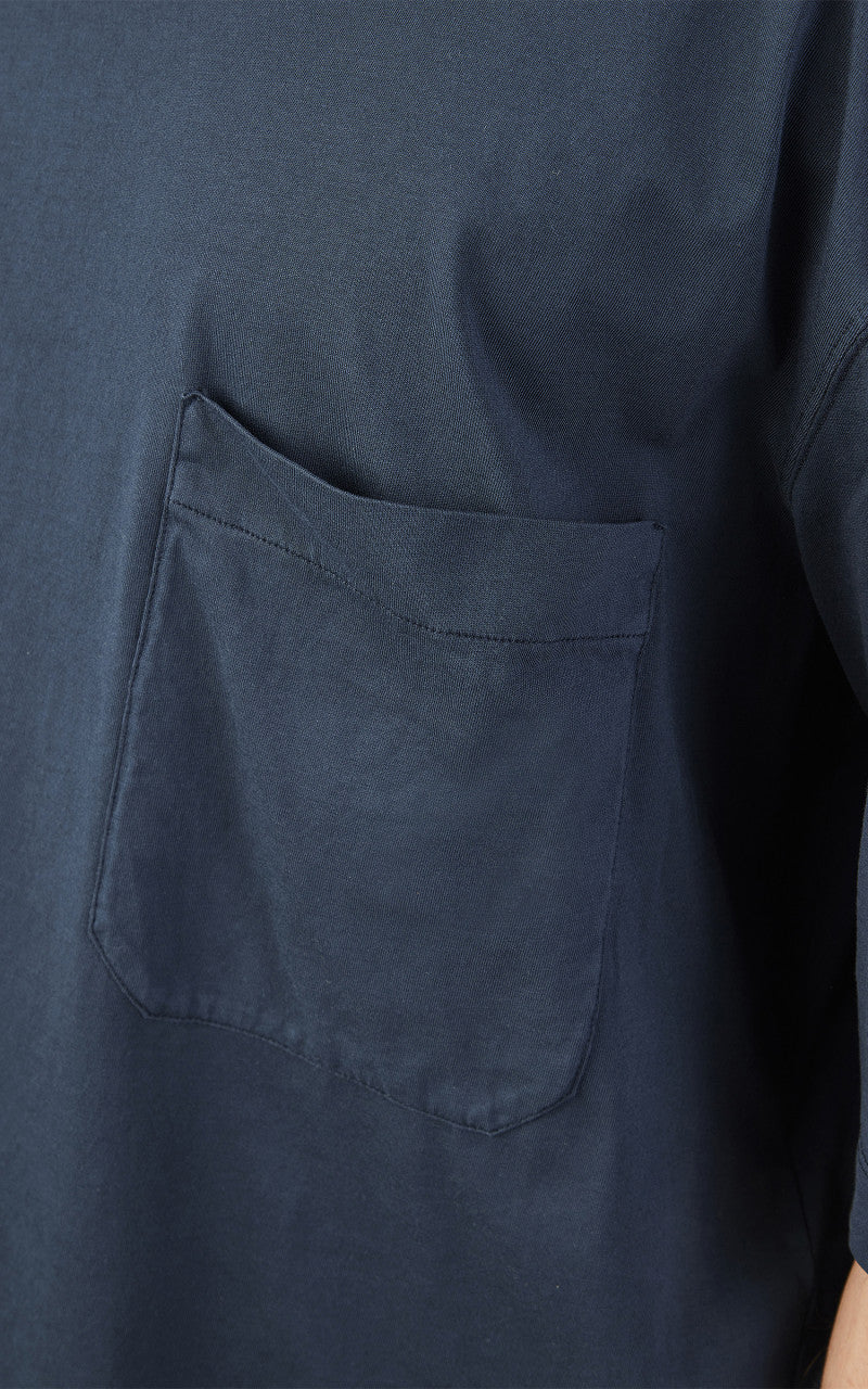 Lemaire Short Sleeve T-Shirt Dark Sapphire